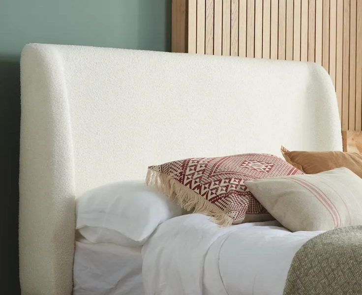 Lucca White Bed Frame